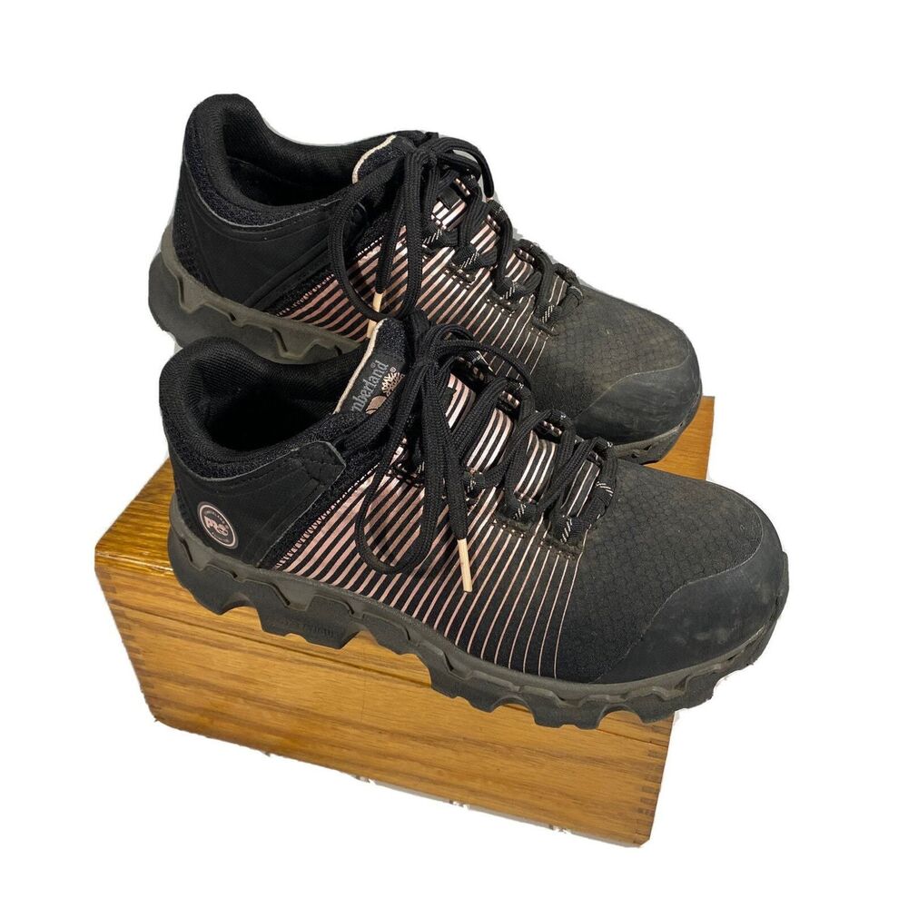 Timberland A1S66 Powertrain Sport Women's SD Alloy Toe Work‎ Shoes Boots 6.5 Med